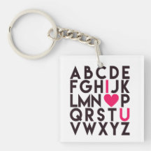 I LIEBE YOU - Niedlich Romantik Alphabet