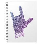 "I Liebe You"-Notebook Notizblock (Vorderseite)