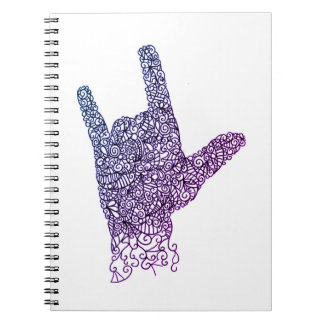 "I Liebe You"-Notebook Notizblock