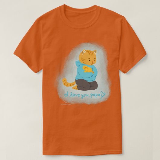 I Liebe You Papa T-Shirt (Design vorne)