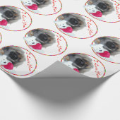 I Liebe You Pekingese Pup Geschenkpapier (Ecke)