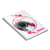 I Liebe You Pekingese Pup Notizblock (Rechte Seite)