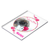 I Liebe You Pekingese Pup Notizblock (Linke Seite)