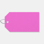 "I Liebe You" Pink Gift Tag Geschenkanhänger (Rückseite Horizontal)