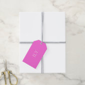 "I Liebe You" Pink Gift Tag Geschenkanhänger (Mit Garn)