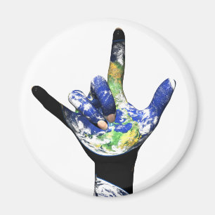 I Liebe You Planet Earth Magnet