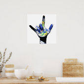 I Liebe You Planet Earth Poster (Küche)