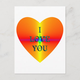 "I Liebe You" Postkarte