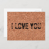 "I LIEBE YOU" POSTKARTE (Vorne/Hinten)