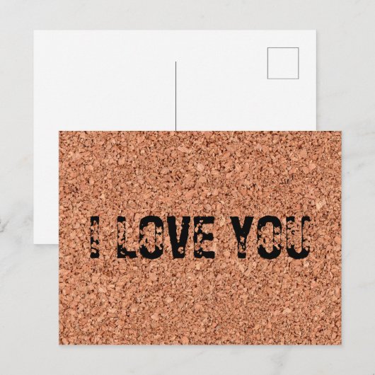 "I LIEBE YOU" POSTKARTE (Vorne/Hinten)