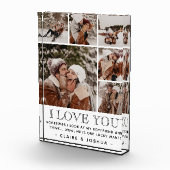 "I LIEBE YOU" & Quote Modern 6 Foto Collage (Rechts)