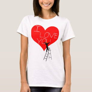 I Liebe You Red Heart lustig cool einzigartig T-Shirt
