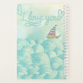 I Liebe You Sailboat Planer (Rückseite)