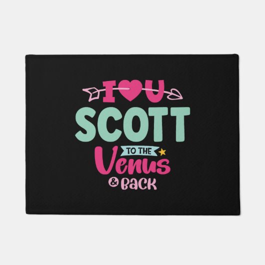 I Liebe You Scott Valentines Fußmatte (Vorderseite)