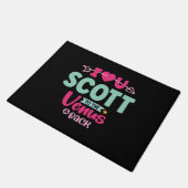I Liebe You Scott Valentines Fußmatte (Schrägansicht)