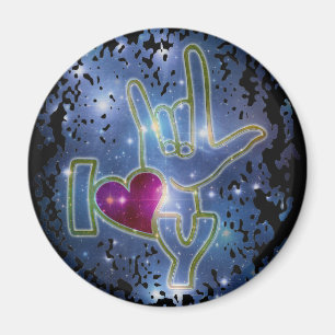I LIEBE YOU / sign language Magnet