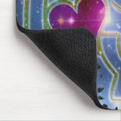 I LIEBE YOU / sign language Mousepad (Ecke)
