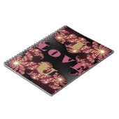 I Liebe You Sweetheart Notizblock (Linke Seite)