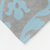 I LIEBE YOU TONS/Elephant Art/Personalisiert Fleecedecke (Ecke)