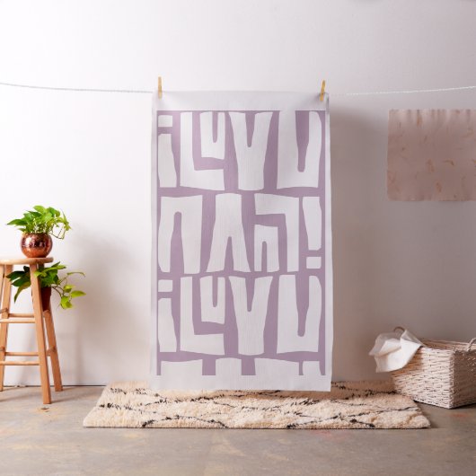 I Liebe You Tribal Stoff (Beispiel)