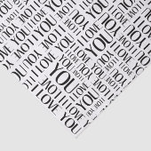 I Liebe You Typografy Collage Seidenpapier (Ausschnitt)