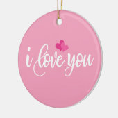 I Liebe You Valentine Calligraphy | Ornament (Links)