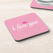 I Liebe You Valentine Calligraphy | UNTERSETZER (Linke Seite)