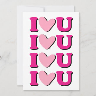 I Liebe You Valentine Day Card