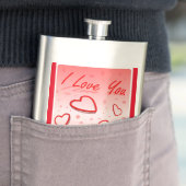 " I LIEBE YOU" VALENTINE HERZEN FLACHMANN (Beispiel)