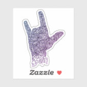 "I Liebe You"-Vinyl-Aufkleber Aufkleber (Blatt)