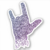 "I Liebe You"-Vinyl-Aufkleber Aufkleber (Vorderseite)