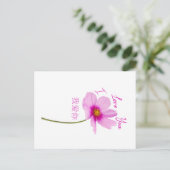 I Liebe You (Wo Ai Ni) auf Chinesisch Postkarte (Stehend Vorderseite)