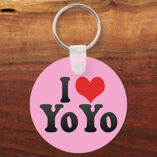 I Liebe YoYo Schlüsselanhänger (Vorderseite)