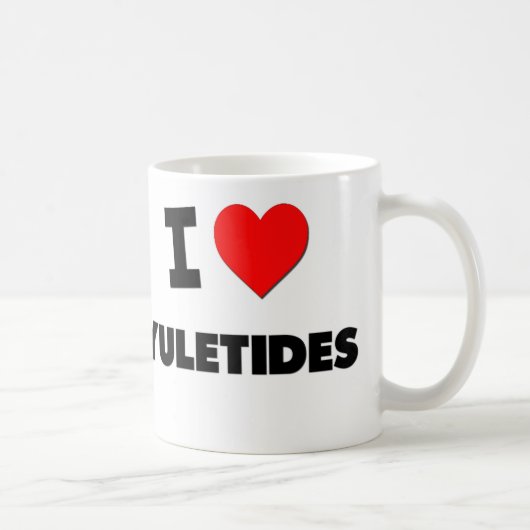I Liebe Yuletides Kaffeetasse (Rechts)