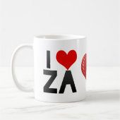 I Liebe ZA Kaffeetasse (Links)