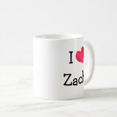 I Liebe Zach Kaffeetasse (VorderseiteRechts)
