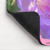 I Liebe zacken Sie Azaleen-Blumen-Foto Mousepad (Ecke)
