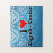 I Liebe Zagreb - Centar, Kroatien Puzzle (Vertikal)