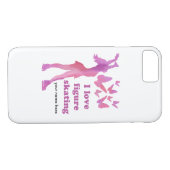 I Liebe-Zahl Skaten Case-Mate iPhone Hülle (Rückseite (Horizontal))