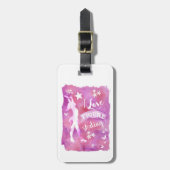 I LIEBE-ZAHL SKATEN GEPÄCKANHÄNGER (Vorderseite vertikal)