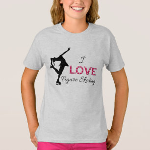 I LIEBE Zahl Skaten, Mädchen-Sweatshirt T-Shirt