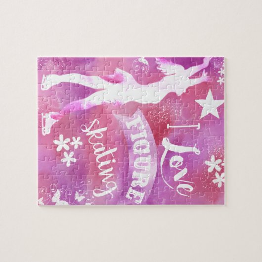 I Liebe-Zahl Skating.jpg Puzzle (Horizontal)