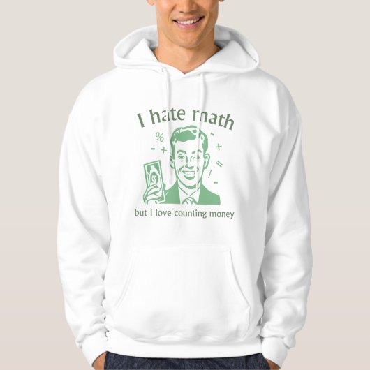 I Liebe zählt Geld Hoodie (Vorderseite)