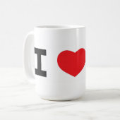 I Liebe-Zahn-Kaffee-Tasse Kaffeetasse (Vorderseite Links)