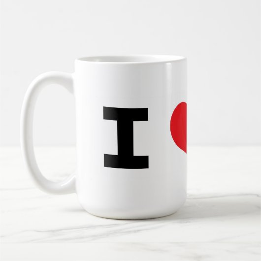 I Liebe-Zahn-Kaffee-Tasse Kaffeetasse (Links)