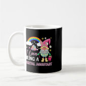I Liebe, Zahnarztassistent zu sein Eierkörbchen Kaffeetasse (Links)
