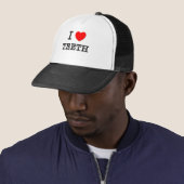 I Liebe-Zähne Truckerkappe (Beispiel)