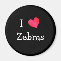 I Liebe Zebras