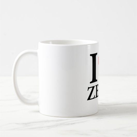 I Liebe Zebus Kaffeetasse (Links)