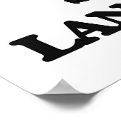 I Liebe Zeichensprache Poster (Ecke)